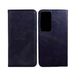 Leather Flip Cover with Internal Pocket For Oppo A16 Black Leather Flip Cover with Internal Pocket For Oppo A16 Black