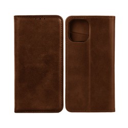 Leather Flip Cover with Internal Pocket for Apple iPhone 14 Brown Leather Flip Cover with Internal Pocket for Apple iPhone 14 Brown