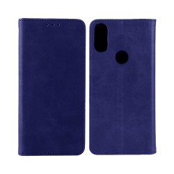 Leather Flip Cover with Internal Pocket For Huawei P Smart 2019 Blue Leather Flip Cover with Internal Pocket For Huawei P Smart 2019 Blue