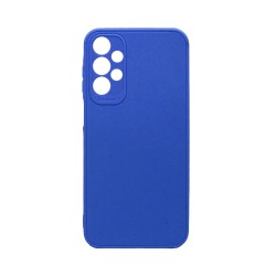 Funda de silicona suave con Marco de Cámara para Samsung Galaxy A13 4g Azul