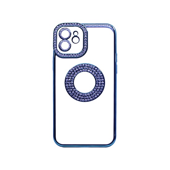 Soft Silicone Case with Diamond Design for Apple iPhone 12 Green Soft Silicone Case with Diamond Design for Apple iPhone 12 Green
