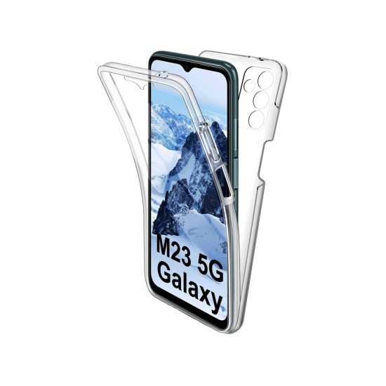 360º Silicon Case for Samsung Galaxy M23 Transparent