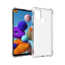 Hard Silicone Case for Samsung Galaxy A21S Transparent Hard Silicone Case for Samsung Galaxy A21S Transparent