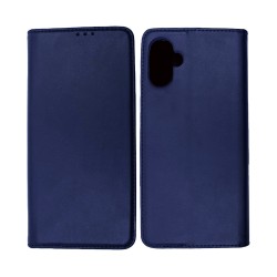 Leather Flip Cover with Internal Pocket For Samsung Galaxy A05 Blue Leather Flip Cover with Internal Pocket For Samsung Galaxy A05 Blue