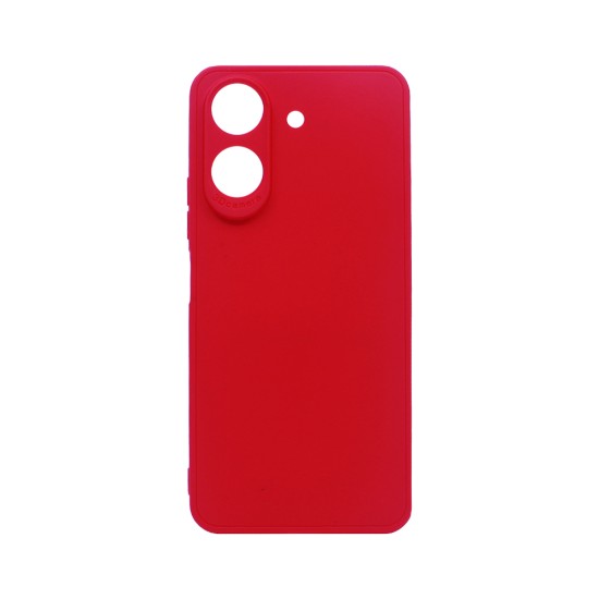 Silicone Case with Camera Shield for Xiaomi Redmi 13C/Poco C65 Red Silicone Case with Camera Shield for Xiaomi Redmi 13C/Poco C65 Red