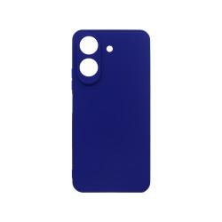 Capa de Silicone Macio moldura de câmera para Xiaomi Redmi 13C/Poco C65 Azul Capa de Silicone Macio moldura de câmera para Xiaomi Redmi 13C/Poco C65 Azul