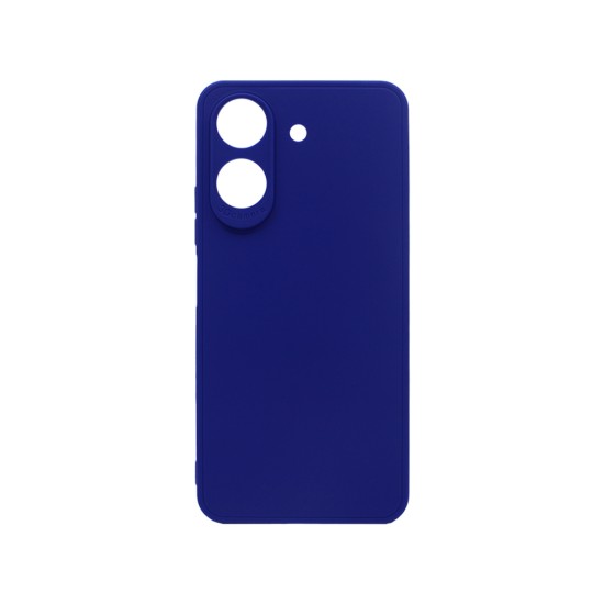 Funda de Silicona Suave Marco de Cámara para Xiaomi Redmi 13C/Poco C65 Azul