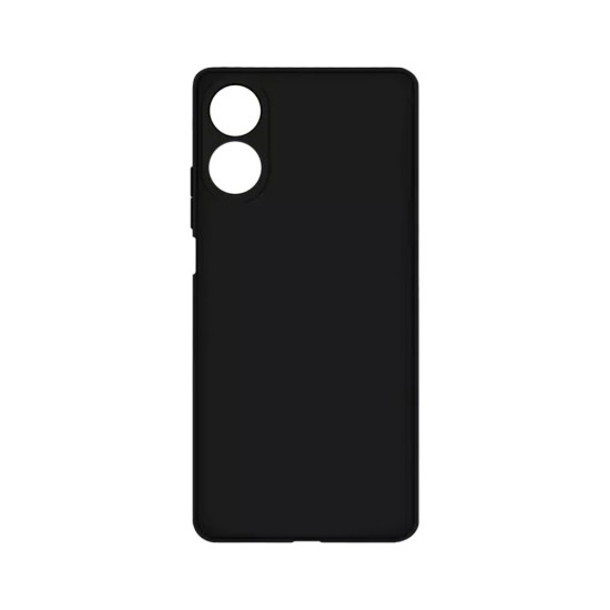 Silicone Case with Camera Shield for Oppo A38 4G/A18 Black Silicone Case with Camera Shield for Oppo A38 4G/A18 Black