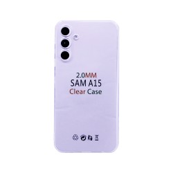 Soft Silicone Case with Camera Shield for Samsung Galaxy A15 Transparent Soft Silicone Case with Camera Shield for Samsung Galaxy A15 Transparent