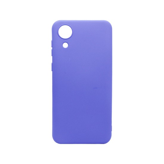 Silicone Case with Camera Shield for Samsung Galaxy A04 Core Purple Silicone Case with Camera Shield for Samsung Galaxy A04 Core Purple