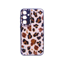 Capa Silicone Designer para Samsung Galaxy A55 5G Dourado
