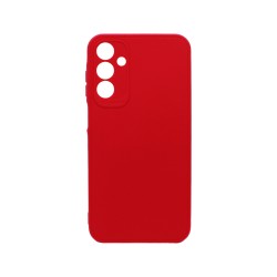 Capa de Silicone Macio com Moldura de Câmera para Samsung Galaxy A15 Vermelho