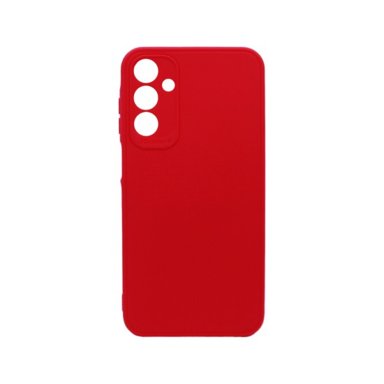 Soft Silicone Case with Camera Shield for Samsung Galaxy A15 Red