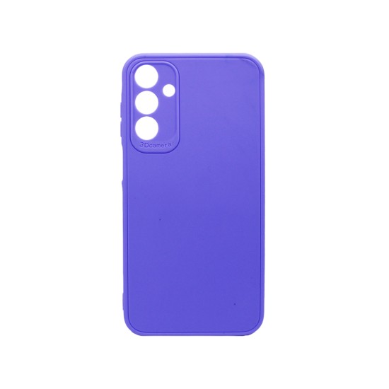 Soft Silicone Case with Camera Shield for Samsung Galaxy A25 Purple