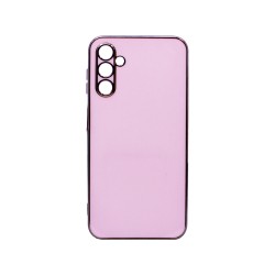 Capa de Silicone Designer com Moldura de Câmera para Samsung Galaxy A05S Rosa