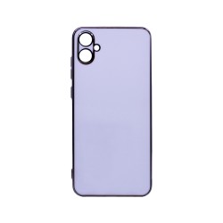 Capa de Silicone Designer com Moldura de Câmera para Samsung Galaxy A05 Branco