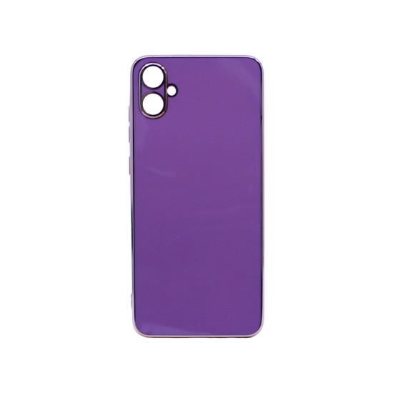 Designer Silicone Case with Camera shield for Samsung Galaxy A05 Purple Designer Silicone Case with Camera shield for Samsung Galaxy A05 Purple
