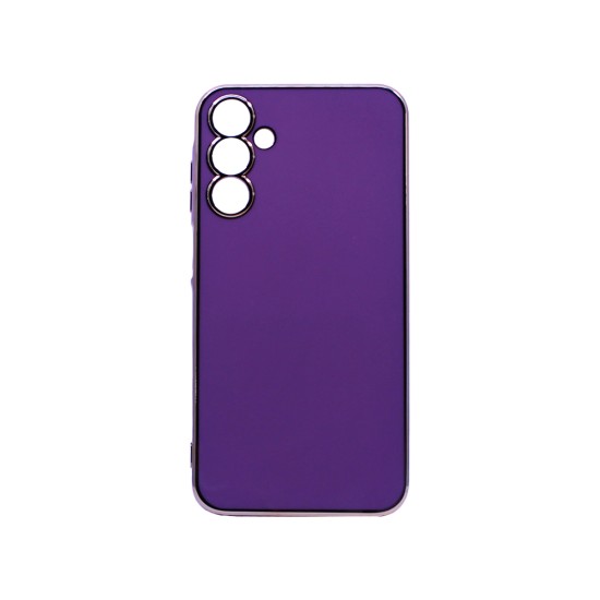 Designer Silicone Case with Camera shield for Samsung Galaxy  A14 4G/5G Purple