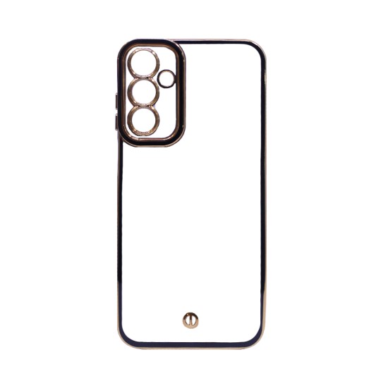 Transparent Silicone Case with Camera Shield for Samsung Galaxy A15 4G/5G Black Transparent Silicone Case with Camera Shield for Samsung Galaxy A15 4G/5G Black