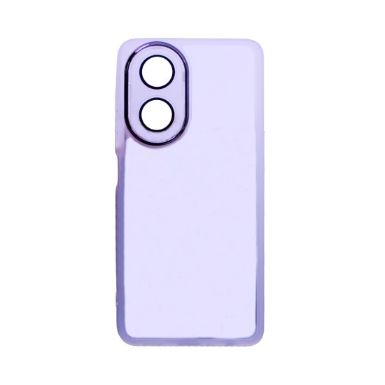 Transparent Silicone Case with Camera shield for Oppo A38 4G/A18 4G White Transparent Silicone Case with Camera shield for Oppo A38 4G/A18 4G White