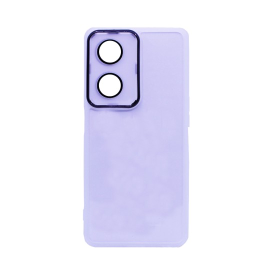 Transparent Silicone Case with Camera shield for Oppo A98 5G/F23 5G White Transparent Silicone Case with Camera shield for Oppo A98 5G/F23 5G White