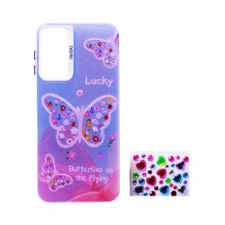 Designer Hard Case with Seperate Adhesive Stones for Samsung Galaxy A15 4G/5G Pink Designer Hard Case with Seperate Adhesive Stones for Samsung Galaxy A15 4G/5G Pink