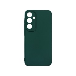Soft Silicone Case with Camera Shield for Samsung Galaxy A35 Dark Green Soft Silicone Case with Camera Shield for Samsung Galaxy A35 Dark Green