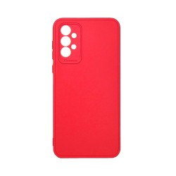 Funda de Silicona Suave con Marco de Cámara para Samsung Galaxy A52 4G/A52 5G/A52S Rojo