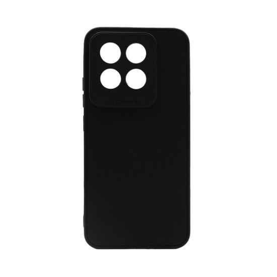 Soft Silicone Case with Camera Shield for Xiaomi 14 Pro Black Soft Silicone Case with Camera Shield for Xiaomi 14 Pro Black