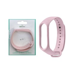 Silicone Bracelet for Smartwatch Xiaomi Mi Band M3/M4/M5/M6/M7 Pink Silicone Bracelet for Smartwatch Xiaomi Mi Band M3/M4/M5/M6/M7 Pink