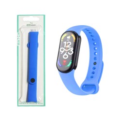 Silicone Bracelet for Smartwatch Xiaomi Mi Band 8 Blue Silicone Bracelet for Smartwatch Xiaomi Mi Band 8 Blue