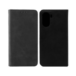 Leather Flip Cover with Internal Pocket for Vivo Y16 Black Leather Flip Cover with Internal Pocket for Vivo Y16 Black