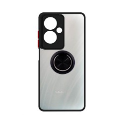 Case with Support Ring for Oppo A79 5G Smoked Black Case with Support Ring for Oppo A79 5G Smoked Black