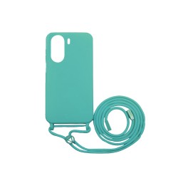 Silicone Case with String for Xiaomi Redmi 13C/Poco C65 Sea Green Silicone Case with String for Xiaomi Redmi 13C/Poco C65 Sea Green