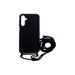 Silicone Case with String for Samsung Galaxy A16 4G/A16 5G Black Silicone Case with String for Samsung Galaxy A16 4G/A16 5G Black