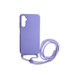 Silicone Case with String for Samsung Galaxy A16 4G/A16 5G Purple Silicone Case with String for Samsung Galaxy A16 4G/A16 5G Purple