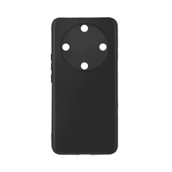 Funda de Silicona con Marco de Cámara para Huawei Honor X9A/Honor Magic5 Lite Negro