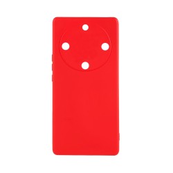 Funda de Silicona con Marco de Cámara para Huawei Honor X9A/Honor Magic5 Lite Rojo