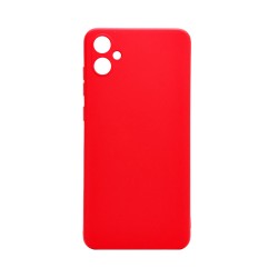 Funda de Silicona con Marco de Cámara para Samsung Galaxy A05 Rojo