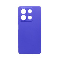 Capa de Silicone com Moldura de Câmera para Xiaomi Redmi Note 13 5G Roxo Capa de Silicone com Moldura de Câmera para Xiaomi Redmi Note 13 5G Roxo
