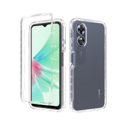 360º Silicon Case for Oppo A78 5G/A58 5G/A58X Transparent 360º Silicon Case for Oppo A78 5G/A58 5G/A58X Transparent