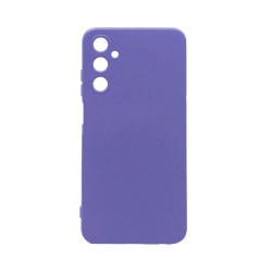 Funda de Silicona con Marco de Cámara para Samsung Galaxy A25 5G Púrpura