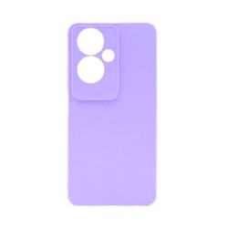Funda de Silicona con Marco de Cámara para Oppo A79 5G Púrpura