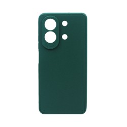 Capa de Silicone Macio com Moldura de Câmera para Xiaomi Redmi Note 13 4G Verde Capa de Silicone Macio com Moldura de Câmera para Xiaomi Redmi Note 13 4G Verde