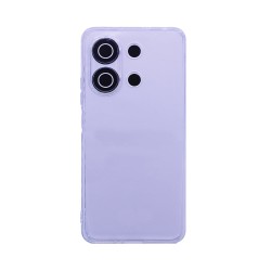 Soft Silicone Case with Camera Shield for Xiaomi Redmi Note 13 4G Transparent Soft Silicone Case with Camera Shield for Xiaomi Redmi Note 13 4G Transparent