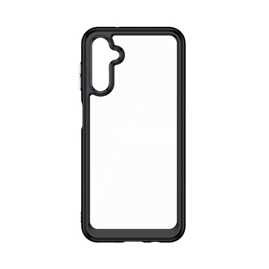 Funda de Silicona Transparente para Samsung Galaxy A05S Negro Funda de Silicona Transparente para Samsung Galaxy A05S Negro
