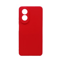 Capa de Silicone Macio com Moldura de Câmera para Oppo A18 4G/A38 4G Vermelho Capa de Silicone Macio com Moldura de Câmera para Oppo A18 4G/A38 4G Vermelho