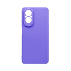Capa de Silicone Macio com Moldura de Câmera para Realme C67 4G Roxo Capa de Silicone Macio com Moldura de Câmera para Realme C67 4G Roxo