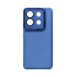 Capa de Silicone Transparente com Moldura de Câmera para Xiaomi Redmi Note 13 Pro 5G/Poco X6 5G Azul Capa de Silicone Transparente com Moldura de Câmera para Xiaomi Redmi Note 13 Pro 5G/Poco X6 5G Azul