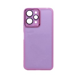 Capa de Silicone Transparente com Moldura de Câmera para Redmi 12 4G/Redmi 12 5G/Poco M6 Pro 5G Rosa Capa de Silicone Transparente com Moldura de Câmera para Redmi 12 4G/Redmi 12 5G/Poco M6 Pro 5G Rosa